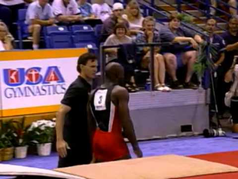 Chris Young - Vault - 1999 U.S Gymnastics Championships - Men