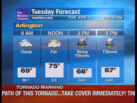 WeatherSTAR XL v3 Emulator: Arlington, Texas Tornado Emergency