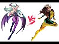 Morrigan Darkstalkers Vs Rogue X MEN