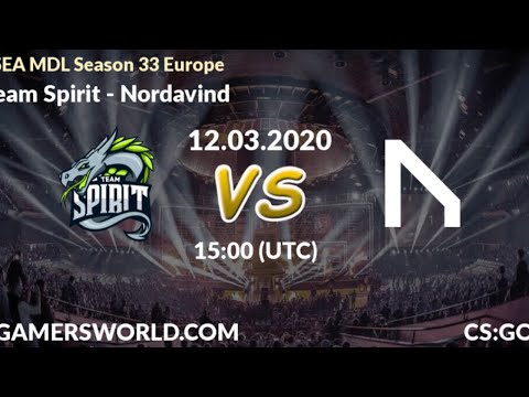 Team Spirit vs Nordavind.ESEA Premier S33.