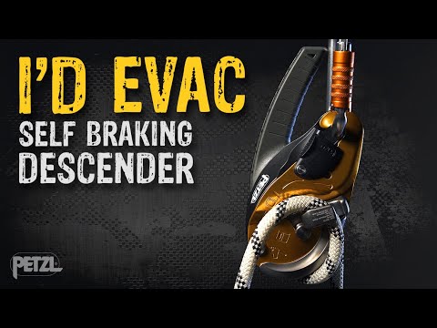 Petzl I'D EVAC Self-Braking Descender