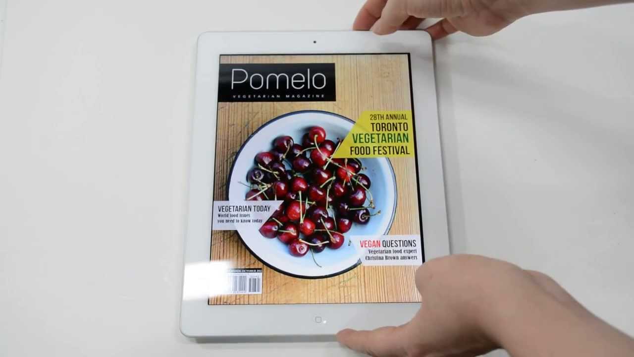 Interactive magazine for iPad