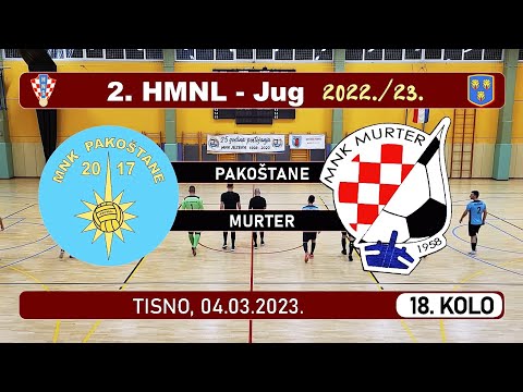 2. HMNL Jug: PAKOŠTANE - MURTER  4:2, 04.03.2023.