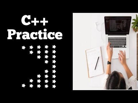 38 C Programming Questions Practice Star Pattern 14