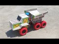 How To Make Simple Matchbox Dump Truck At Home Matchbox Diy Mini Dump Truck Diy Dumptruck Car