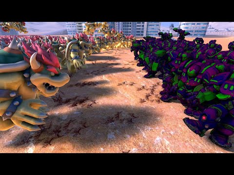 100 HulkBuster VS. Bowser - Ultimate Epic Battle Simulator - UEBS