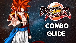 SSJ4 Gogeta Combos (BnB, Corner, TOD's, Vanish, Assist) | DBFZ Tutorial