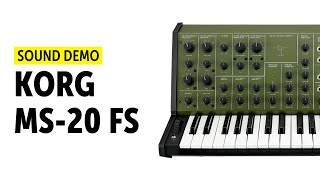Video thumbnail for Korg MS-20 FS Sound Demo (no talking) by Bonedo Synthesizers