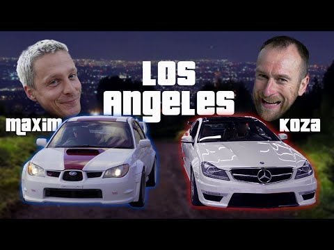 PROFI SKATER MAXIM vs. PROFI BLAZEN KOZA v LOS ANGELES | Strach o Zivot Drift Special