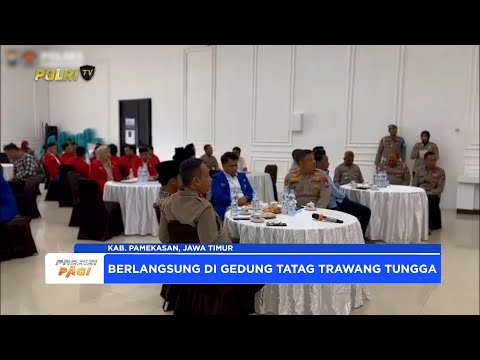 POLRES PAMEKASAN HALALBIHALAL BERSAMA ELEMEN MAHASISWA