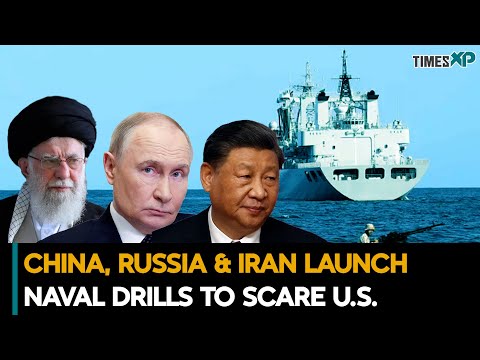 China, Russia and Iran Launch Joint Naval Drills To Scare U.S.| Iran-Israel War