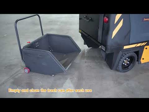 Sweeper75 Unbox, 75" Ride-On Floor Sweeper, 48 Gal 48V 4*100Ah