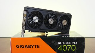 GIGABYTE GeForce RTX 4070 WINDFORCE OC 12G (GV-N4070WF3OC-12GD) - відео 1