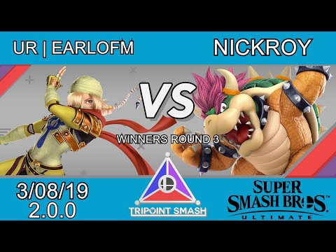 Tripoint Smash 51 - Winners Round 3 - UR | EarlofM(Sheik) Vs. NickRoy(Bowser)