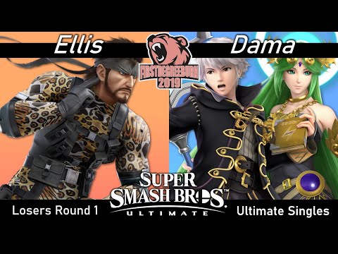 FirstDegreeBurn 2019 - Ellis (Snake) vs Dama (Palutena, Robin) Losers Round 1 | SSBU