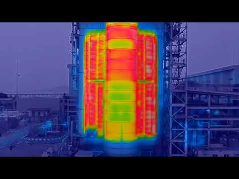 Drone - thermal inspection - Power plant
