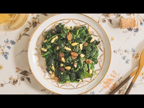 Espinacas a la catalana