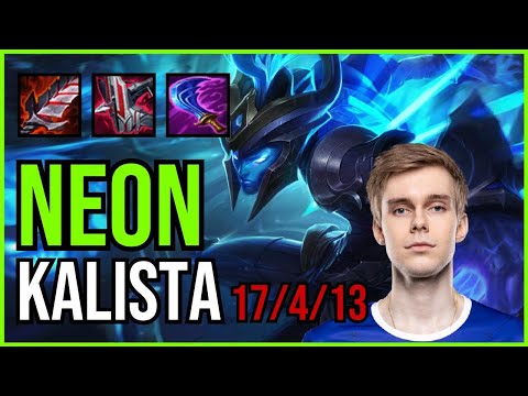 NEON - KALISTA vs JHIN ADC - EUW Diamond - Patch 11.4