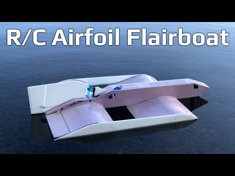 Worlds First R/C Airfoil Flairboat