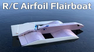 Worlds First R/C Airfoil Flairboat