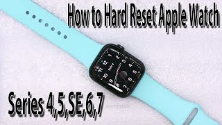 How to Reset Apple Watch Series 4 Forgot Password