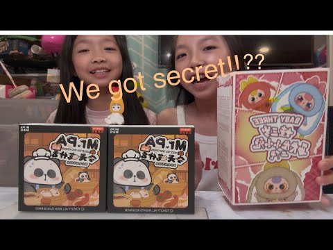 Unboxing BlindBox Mr.PA What To Eat Today & Baby Three Cureplaneta #unboxing #plushies #secret#玩具