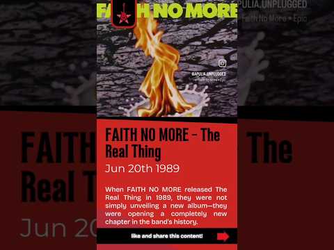 Thumbnail for FAITH NO MORE – The Real Thing (1989) 🎸 #FaithNoMore #MikePatton #Metal #Rock #AlbumReview by Roddy Bottum