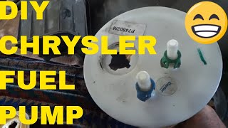 How To Replace Fuel Pump/Fuel Filter On A Chrysler Sebring Convertible