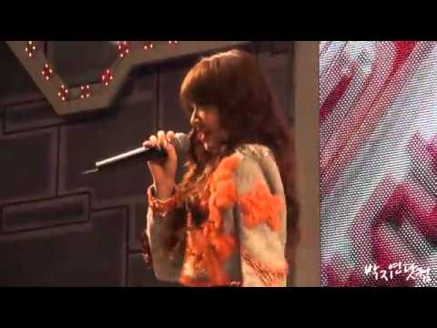 110403 Jiyeon - Talk + Bo Peep @ LG Cinema Game Festival