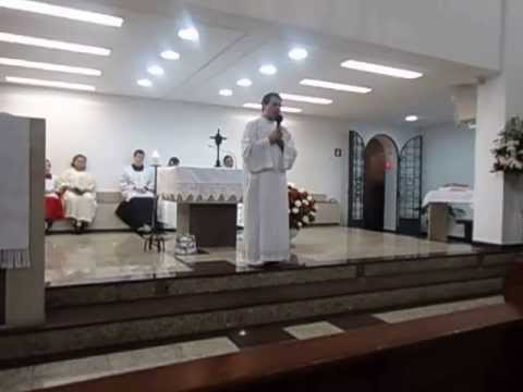 Homilia Padre Fávio Hellington e Seminarista Eduardo - Missa em Louvor a N.S. do Carmo
