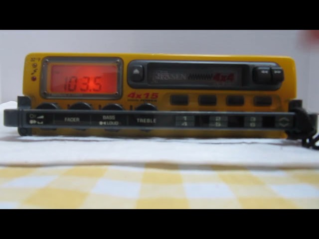 Vintage Rare Jensen JS-9400 4x4 All Terrain Car Stereo Cir 1992 in Arts & Collectibles in Mississauga / Peel Region