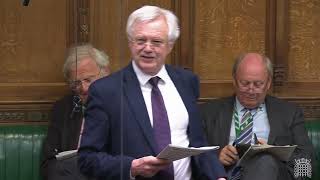 David Davis MP makes a speech on referring the Prime Minister to the Privileges Committee
