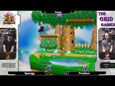 Smash 64: Spongy (Kirby/Samus) V Produce (Ness) - Shattered 113 SSB64