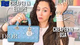 5 Differences Luxury Shopping USA VS EUROPE *WHO HAS BETTER SERVICE?*