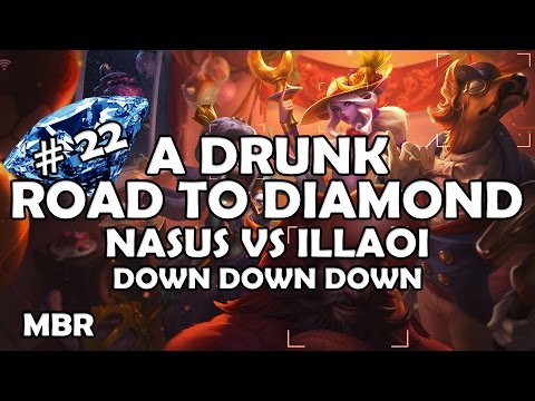 A Drunk Road To Diamond #22 (4/10) | Archduke Nasus Vs Illaoi | 45% CDR | Season 7