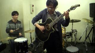 アコースティック・ステージ用リハーサル中 John Zorn "You Will Be Shot" cover 2014.04.07