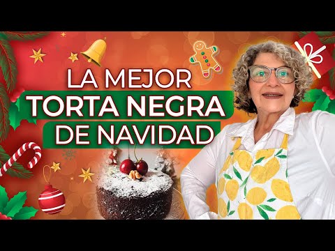 La MEJOR Torta Negra de Navidad 🎄 Esponjosa, Húmeda y Llena de Sabor #TortaNegra #postresnavideños