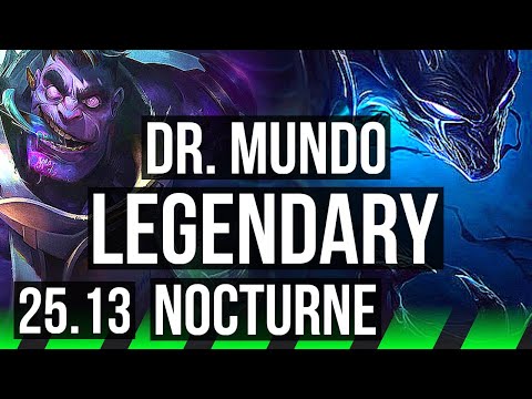 DR. MUNDO vs NOCTURNE (JGL) | 13/2/13, Legendary | EUNE Grandmaster | 25.13