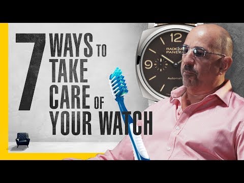 image-What can I clean my watch with?