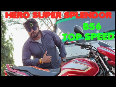 2022 Hero Super Splendor BS6 Top Speed Test| Top end | Shocking result| ununexpected result 119+ k/H