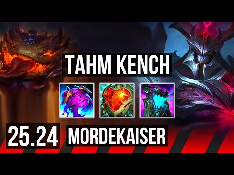 TAHM KENCH vs MORDEKAISER (TOP) | 37K damage | EUW Master | 25.24