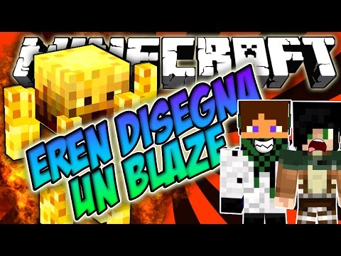 EREN DISEGNA UN BLAZE - Minecraft PIXEL PAINTERS W/KENOIA & ERENBLAZE