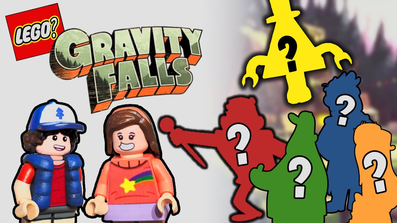 I Made Gravity Falls into CUSTOM LEGO Minifigures!