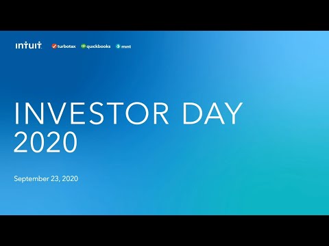 Intuit Investor Day 2020 - Complete Broadcast