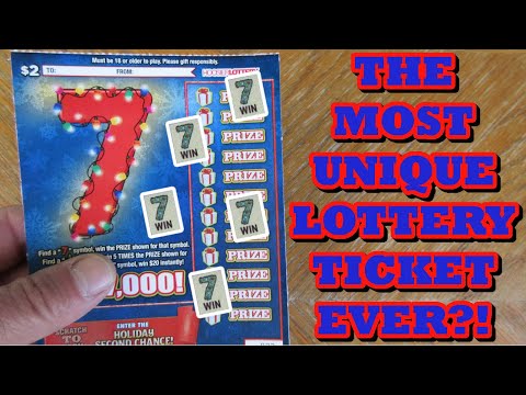 I Won On The MOST UNIQUE Lottery Tickets I've EVER Played!!