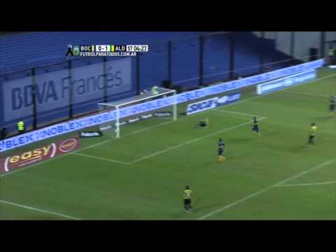 Sand tuvo el segundo. Boca 0 - Aldosivi 1. Fecha 13. Primera División 2015. FPT.