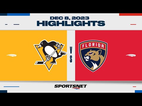 NHL Highlights | Penguins vs. Panthers - December 8, 2023
