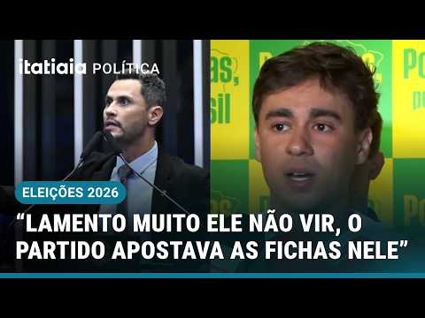 NIKOLAS LAMENTA DESISTÊNCIA DE CLEITINHO, MAS SE ESQUIVA DE APONTAR NOMES DO PL PARA O GOVERNO