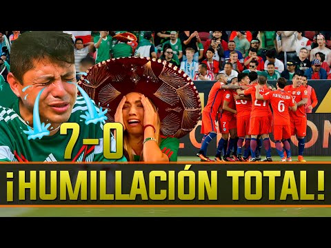 Chile 7 v/s México 0 - Relatos Mexicanos  ¡Humillación total!