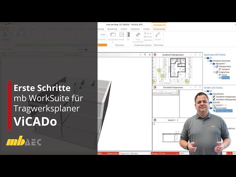 Erste Schritte, mb WorkSuite für Tragwerksplaner - ViCADo.ing (Teil 3) - CAD Statiker